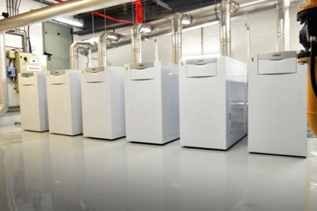 commercial gas installation